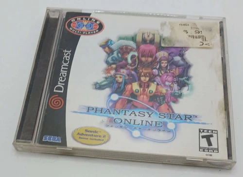 Phantasy Star Online - Sega Dreamcast No Demo Disc Authentic 