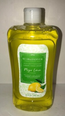 Klar & Danver Liquid Hand Wash Soap Refill Meyer Lemon 23 Oz-RARE-SHIPS N 24 HRS