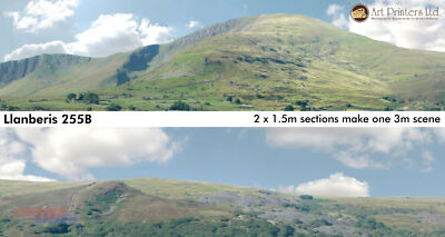 Llanberis (Pacco A) 2 X 5' X 15" Premium OO Gauge ID Backscenes - Foto 5