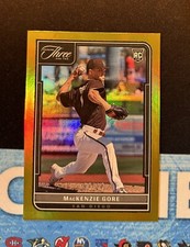 2022 Panini Three and Two Rookie Gold Parallel /12 Mackenzie Gore #115 Rookie RC