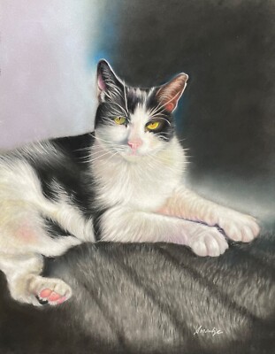 A4 Pastell Haustier Portrait von IHREM Foto individuell personalisiert