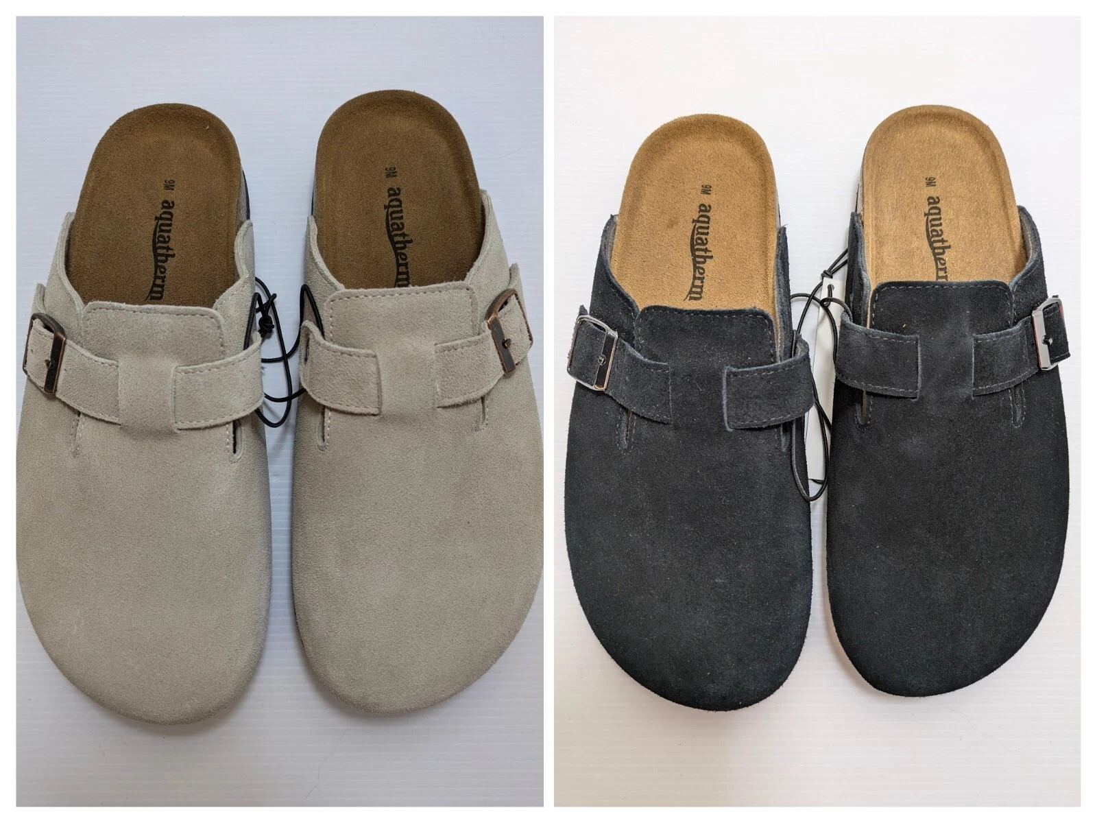 Aquatherm Women's Suede Clog Shoes Choose Size / Color, New with Tags!