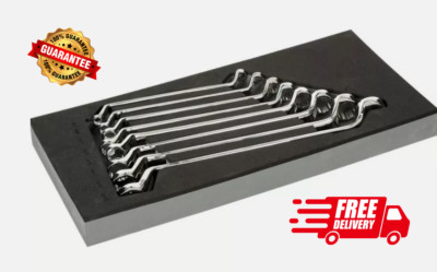 Halfords Advanced 8 Stück Offset Schraubenschlüssel Set Modular Tray Brandneu Versiegelt UK