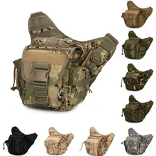 Tactical Cross Bag Military Messenger Shoulder Pack Side Water Resistant Satchel
