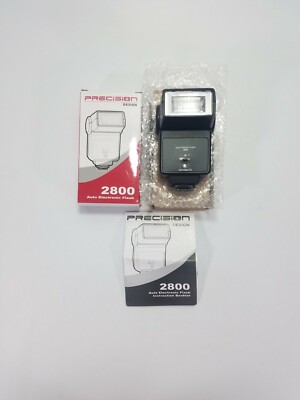 Precision Design 2800 Auto Electronic Flash Hot Shoe 112ft at ISO 200 New