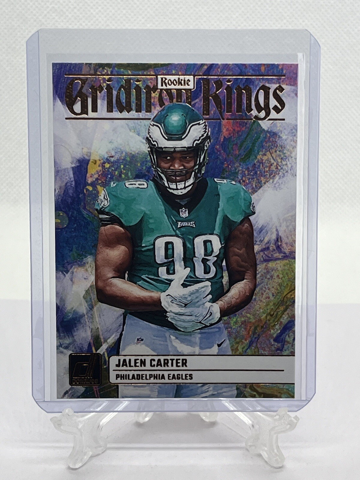 2023 Donruss Gridiron Kings Rookie #RGK-5 Jalen Carter RC Philadelphia Eagles