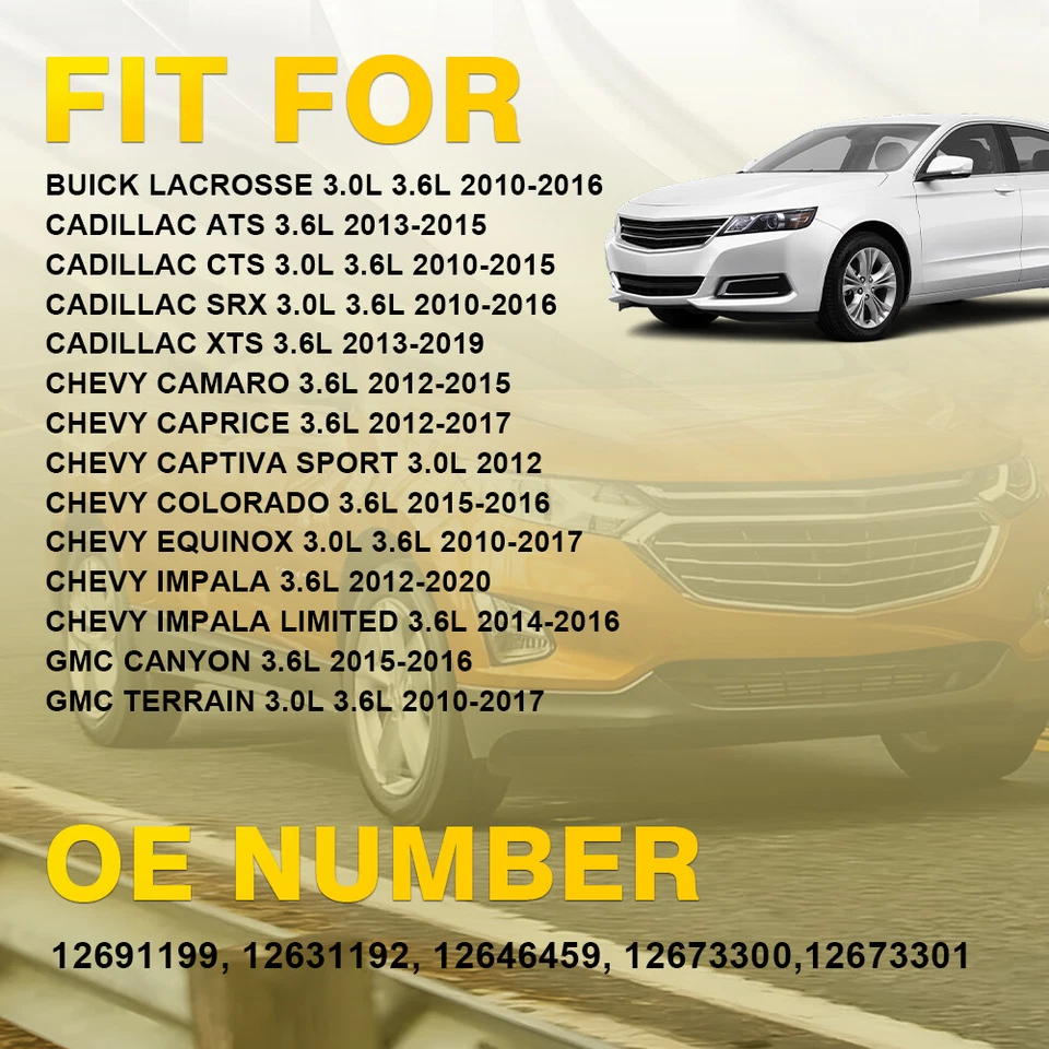 Kit de junta de colector de admisión de cilindro para Cadillac SRX CTS 3,0 L 3,6 L 11-2016 2010 Foto 3 de 4