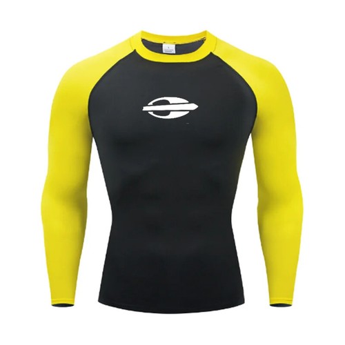 Men's Surfing Sun Protection Diving Suit, Anti Rash T-Shirt, Swimsuit Tight - Picture 48 of 53