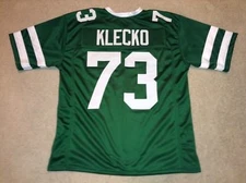 UNSIGNED CUSTOM Sewn Stitched Joe Klecko Green Jersey - M, L, XL, 2XL, 3XL