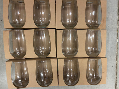 New Lot of 12 Stemless Wine Glasses Target Multiples Available ... Make  Offer | eBay