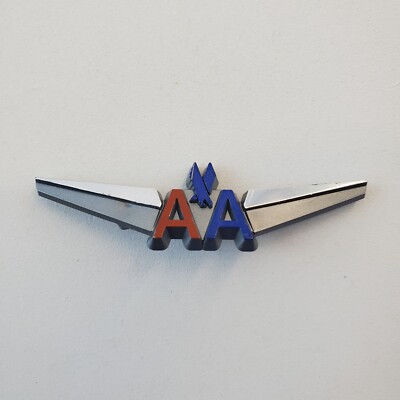 Vintage Plastic Junior Pilot Wing Pins American Airlines