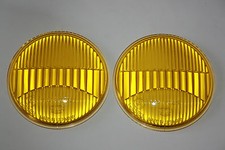 入手困難　T34 Karmann Ghia 灯火類パーツ for VW Karmann Ghia Typ 34 Set HELLA Fog Light Lenses Yellow Glass