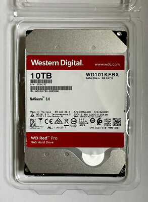 10TB WD Red Pro WD101KFBX 3.5