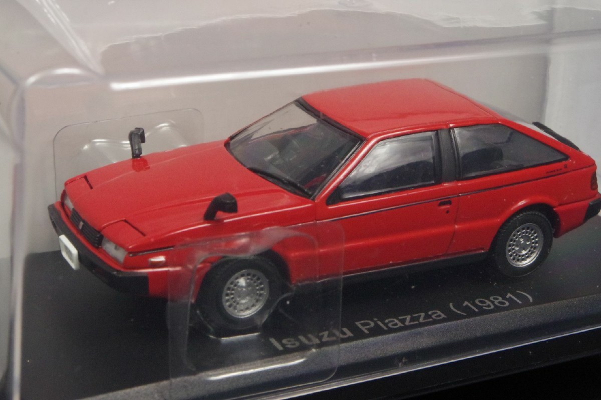 Isuzu Piazza 1981 Red 1/43 Scale Box Display Mini Car Diecast | eBay