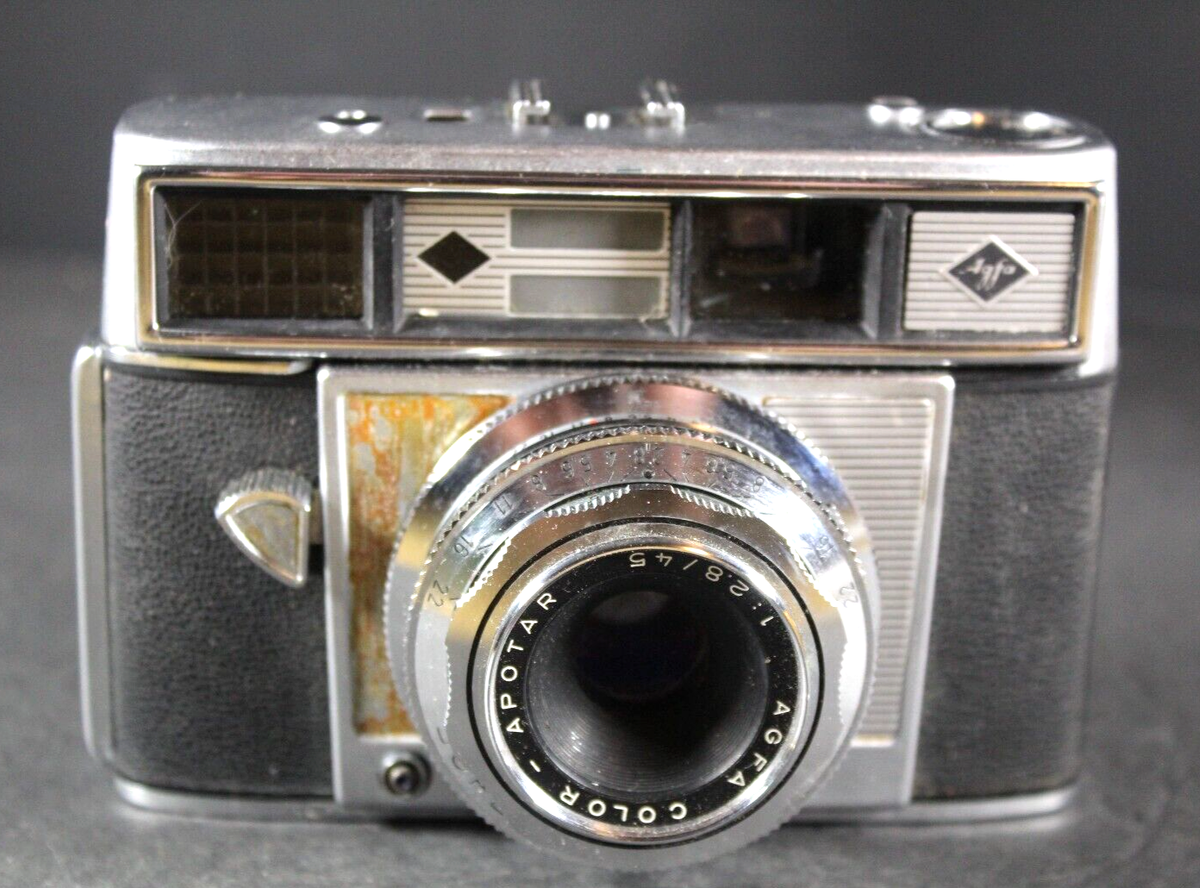 Vtg AGFA Camera Pronto LK Super Silette LK Apotar Lens 45mm/2.8 W