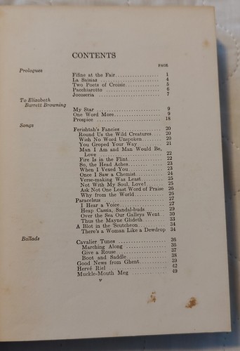 The Poems Of Robert Browning Hardcover 1932 - Picture 5 of 9