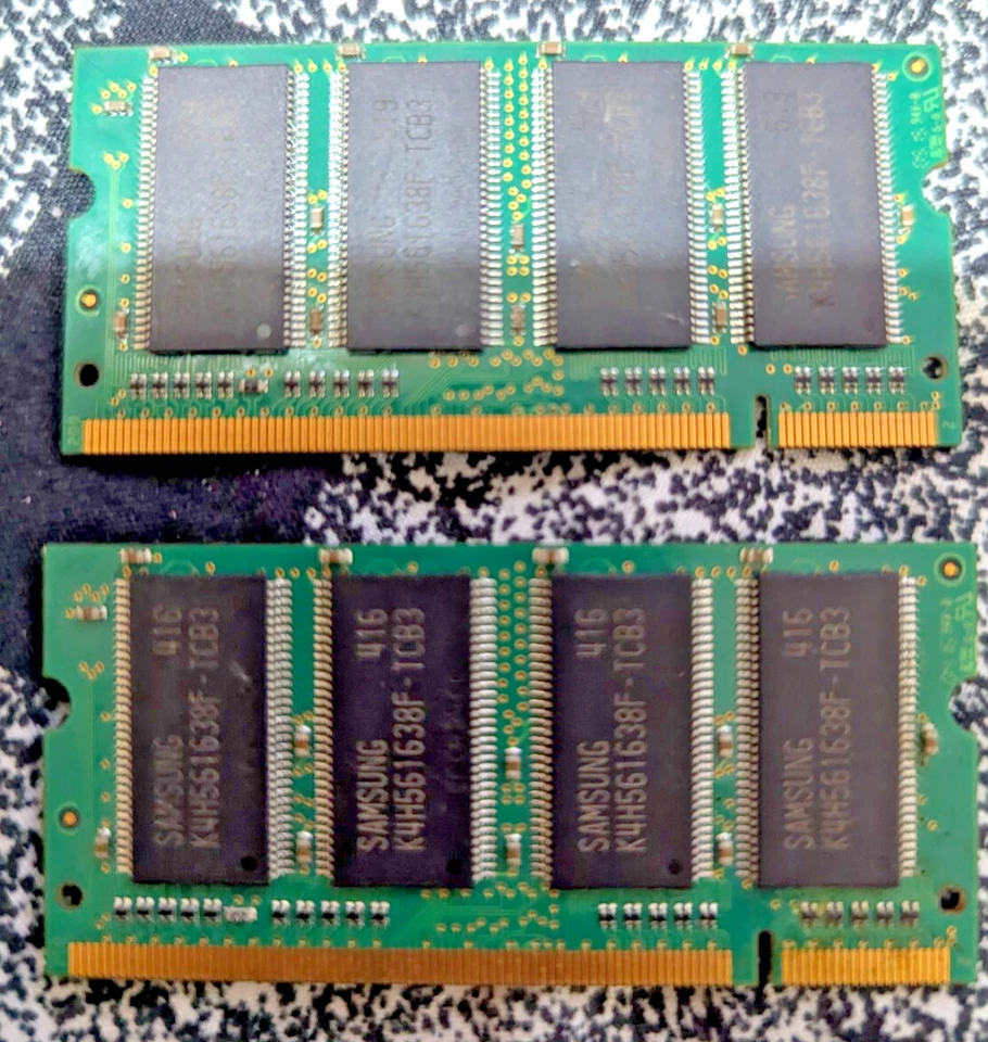 2 x 256MB DDR 333MHz CL2.5 SODIMM PC2700S Memory - Image 2 of 4