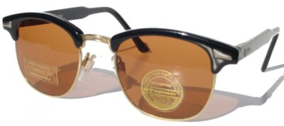 NWT TruVintage lady\'s fashion Round combo frame w/Coppermax lens tech Sunglasses NWT True Vintage Retro combo lady main image 3