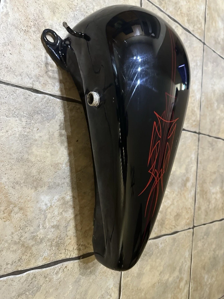 Harley tanque de combustible de gasolina lado plano softail custom Heritage fatboy bad boy Springer FL Foto 3 de 4