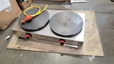 USED Double LP Gas Crepe Maker 2800Pa Commercial Pancake Machine
