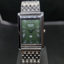 Vintage Seiko Slim Quartz Men's Wrist Watch - Comes With New Battery New Band