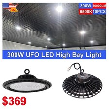 300W UFO Round Led Shop Lights 30000Lm Workshop GYM Industrial Facility Lighting