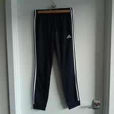 NWT Womens Adidas 3 Stripe Pants Navy Size Small
