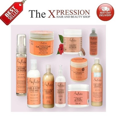 Shea Moisture Coconut & Hibiscus Smoothie Shampoo Conditioner Sets Next Day UK