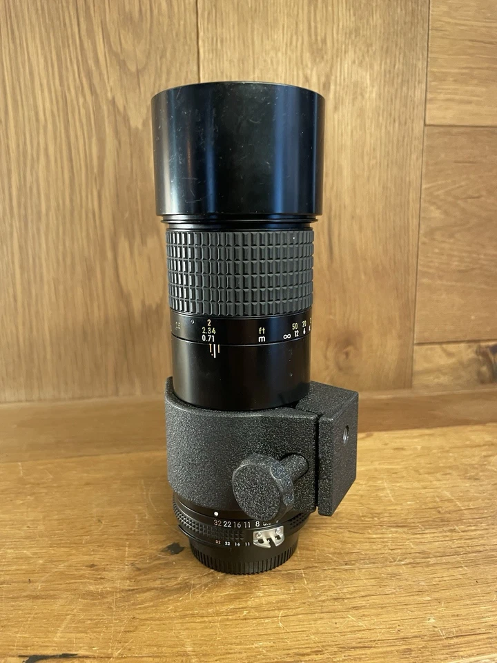 *Exc+5* Nikon Ai-s Micro Nikkor 200mm F/4 Telephoto Macro Lens From Japan - Image 4 of 4