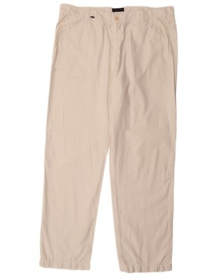Tommy Hilfiger Herren Straight Chino Hose W38 L34 Off White Classic AC09