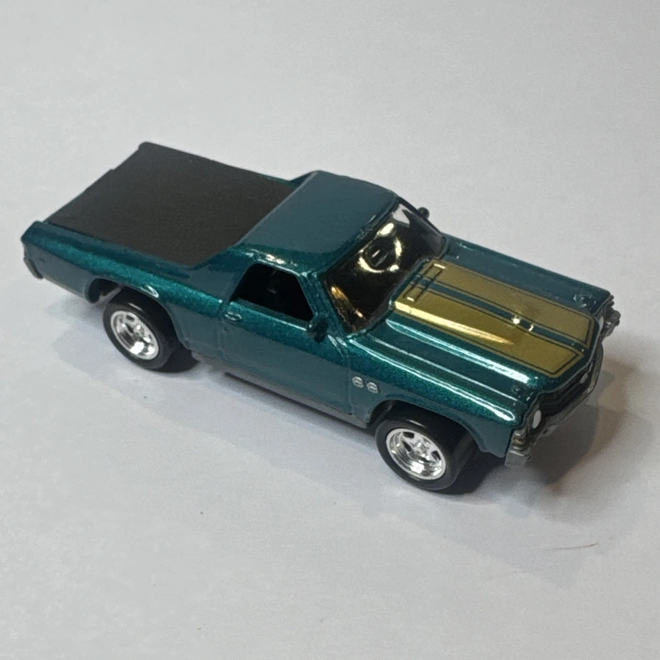 JOHNNY LIGHTNING SPEED RACERS EDGE 1971 CHEVY EL CAMINO TEAL  *BOGO-PLZ READ - Image 3 of 4