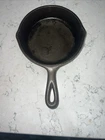Vintage LODGE # 3 SK  D , 3 Notch Unmarked 6" CAST IRON SKILLET