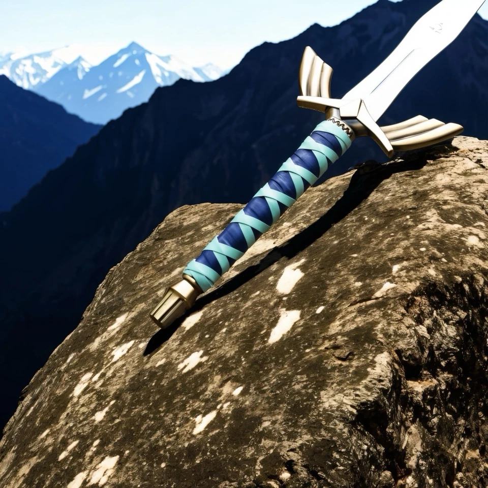 Espada vikinga Full Tang The Legend Of Zelda hecha a mano personalizada con vaina Foto 3 de 4