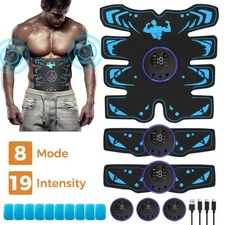 ABS Stimulator Ab Training Machine USB Rechargeable for Muscle Abdomen/Arm/Leg