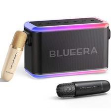 Karaoke Machine for Adults  Kids, Portable 60W Speaker, Rechargeable Wireles...