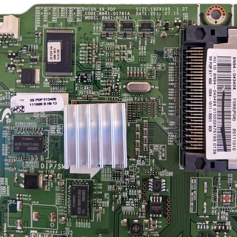 CARTE MÈRE SAMSUNG BN41-01761 POUR TV SAMSUNG PS51D450A2W TESTÉ 100%FONCTIONNELL - Photo 3/4