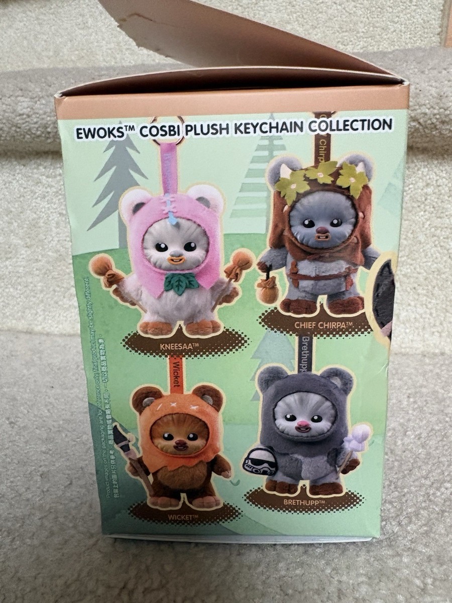 Cosbi Star Wars Ewoks Plush Keychain Ewok - Wicket Special Color
