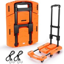 Folding Hand Truck Portable Luggage Cart Collapsible Dolly up to 200 lbs