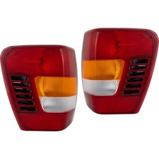 Tail Light Set For 1999-2003 Jeep Grand Cherokee Driver And Passenger Side Tail Light Set For 1999-2003 Jeep Grand Cherokee Driver And Passenger Side
