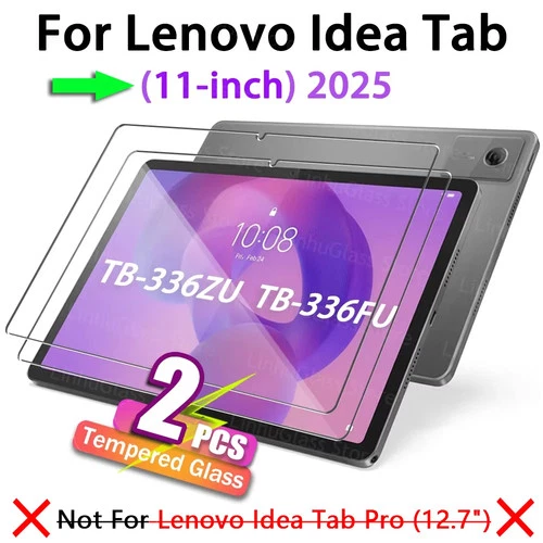 2PCS For Lenovo Idea Tab (11") 2025 Tempered Glass Film Cover Screen Protector