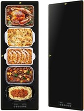 Electric Warming Trays for Buffets Party - 48x14 Inch Food Warmers, Buffet Serve