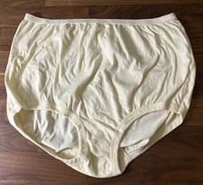 Vtg Dixie Belle Velrose Briefs 100 Cotton Size 7 Style 411 Ivory Panties