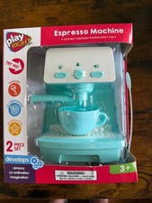 Play Right Pretend Play Kitchen Espresso Coffee Machine Unisex NEW SEALED