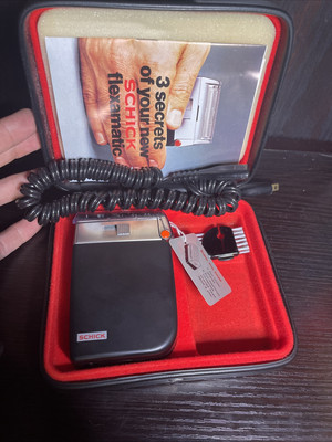 Schick 400 Flexamatic Shaver - Complete In BOX *working* Vintage