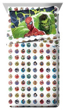 Marvel Avengers "Rivals" Kids Microfiber Sheet Set-AB0GD2RRL182, AB0GD2DM1JN2