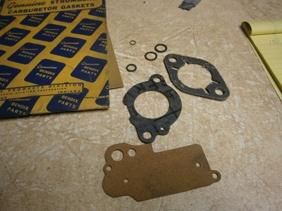 NOS Studebaker J4342 Carburetor Gasket Set Stormberg EC22 EX22 1933-34