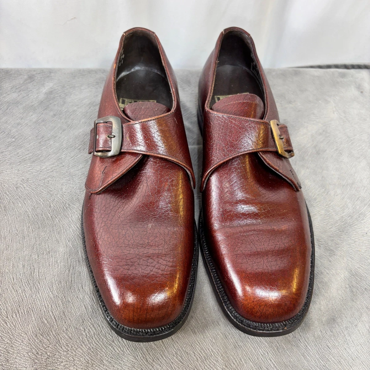 Safety Toe Loafers Lehigh Goodyear Welted Oil Proof Sole Men\'s Brown Size 8E USA Penny Loafers | Brown & Black Leather Loafers for Men  main image 2
