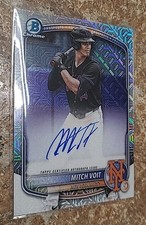 2025 Bowman Draft - Mega Box Chrome Prospect Autographs Mitch Voit #BMA (AU, RC)