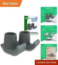 Walker Ski Glides - Safe and Easy Attach Accessories for Senior Walkers, 2 Pack