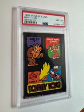 PSA 8 NM-MT 1982 DONKEY KONG STICKERS  Hop To It!  *BTX